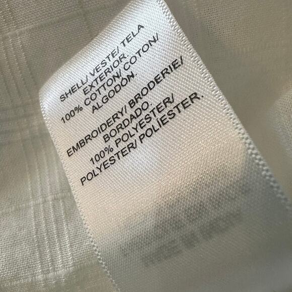 Lucky Brand Women's Flowery Embroidered Long-Sleeve Button Up Shirt Size XL - Picture 7 of 8